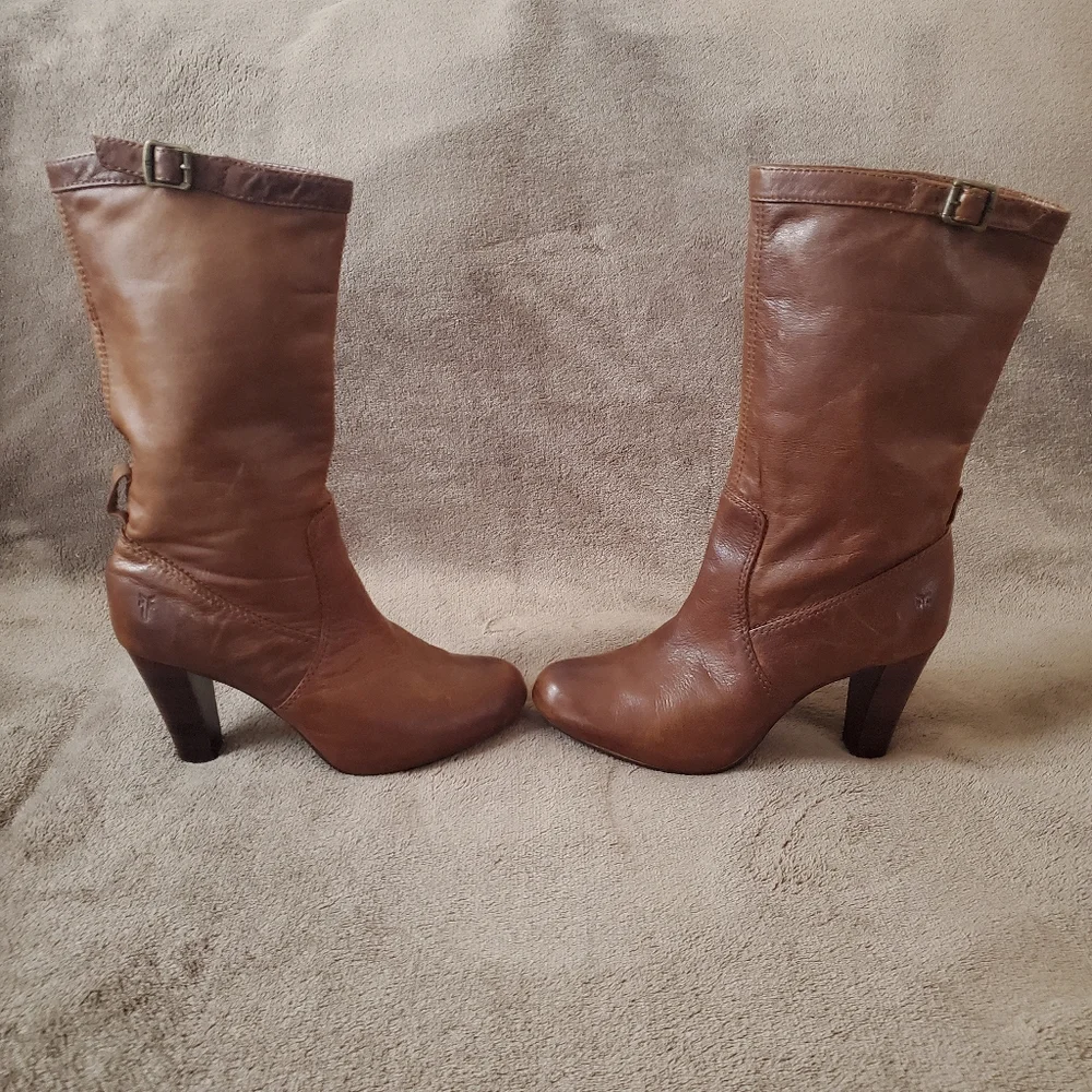 FRYE Brown Leather Boots - Picture 5 of 13